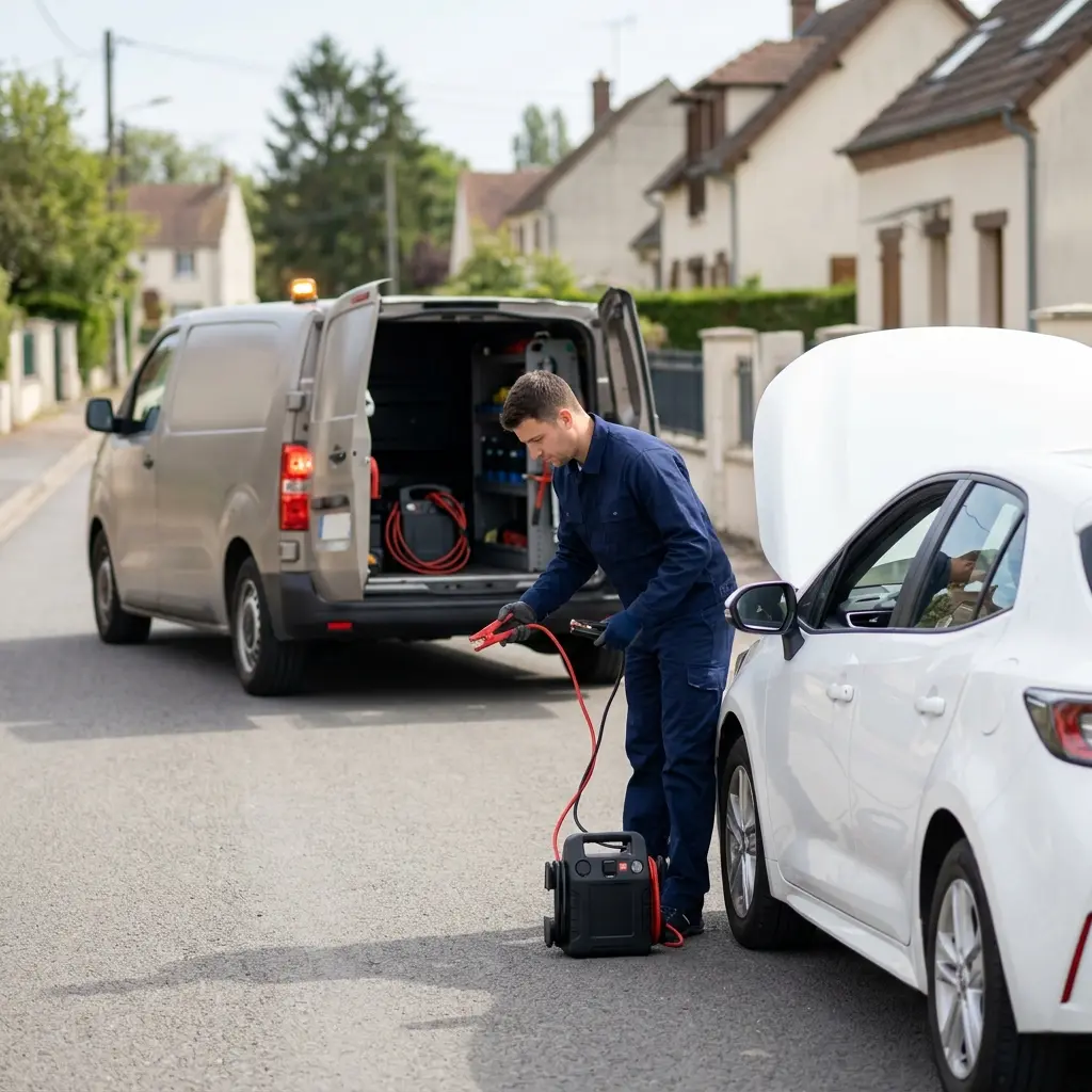 Démarrage voiture Nanteuil-le-Haudouin (60440)