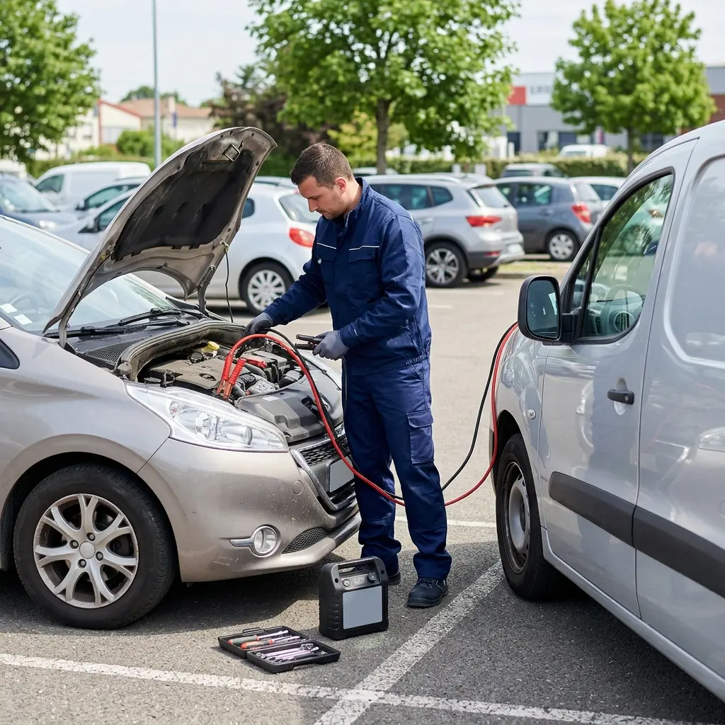 Comment se déroule le démarrage voiture à Agnetz ?