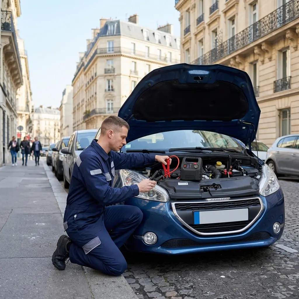 Comment se déroule le démarrage voiture à Paris 1 ?