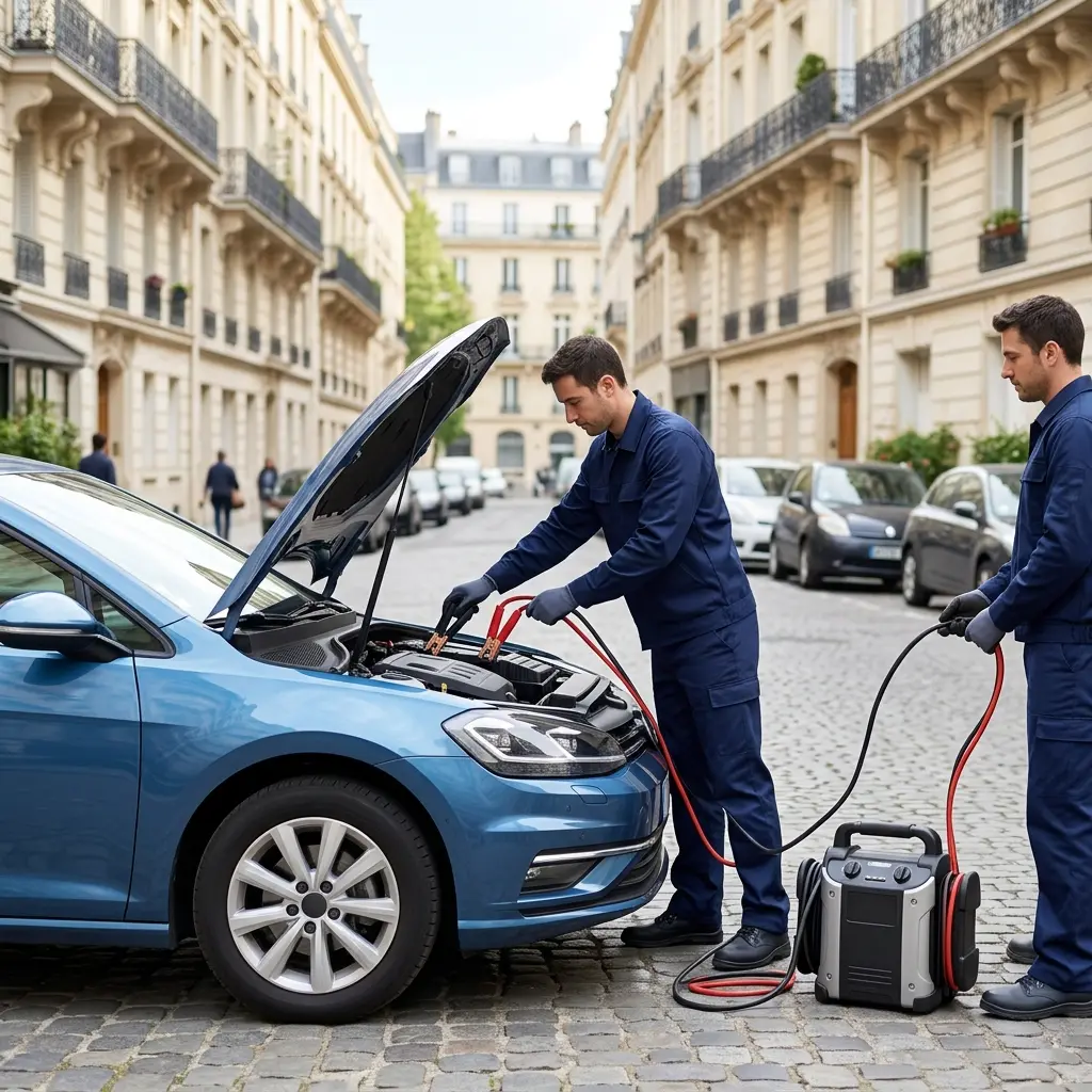 Démarrage voiture Paris 2 (75002)