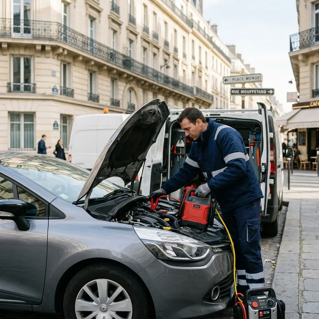 Les gestes essentiels lors d'une panne de batterie à Paris 5e