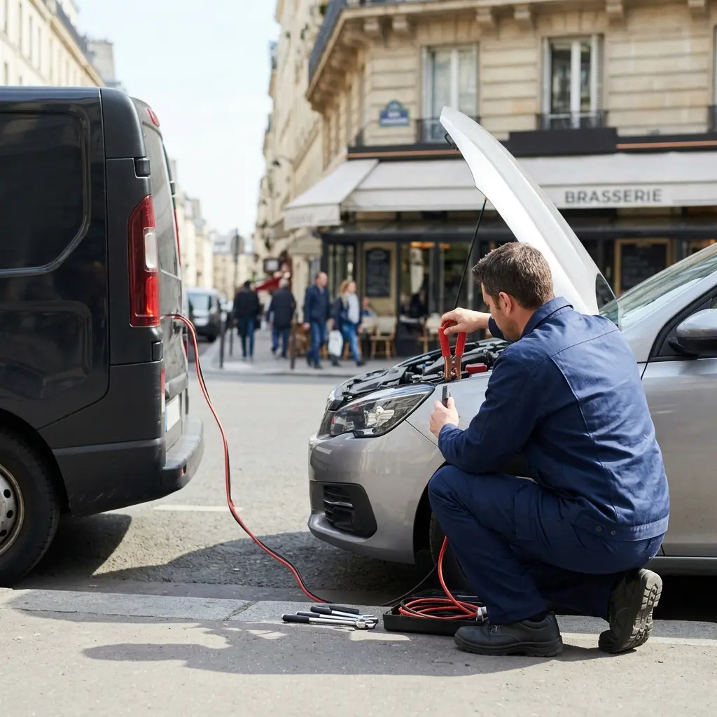 Comment se déroule le démarrage voiture à Paris 5e ?