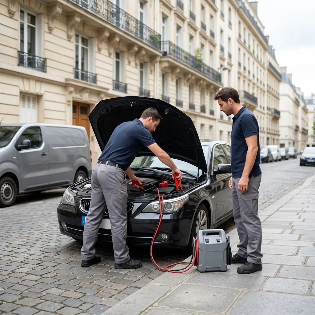 Précautions lors d'une panne moteur