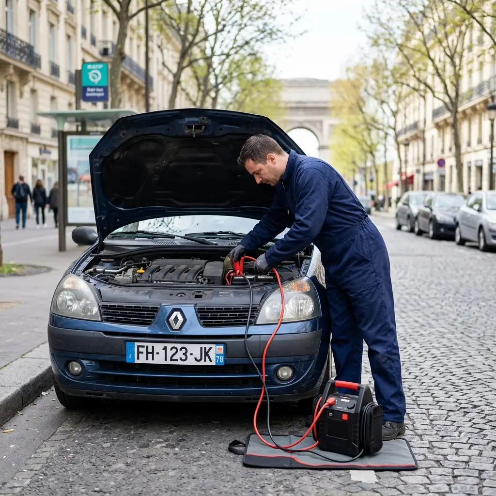 Démarrage voiture Paris 8 (75008)