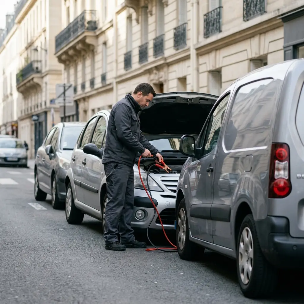 Comment se déroule l'intervention à Paris 10 pour le démarrage de votre voiture ?
