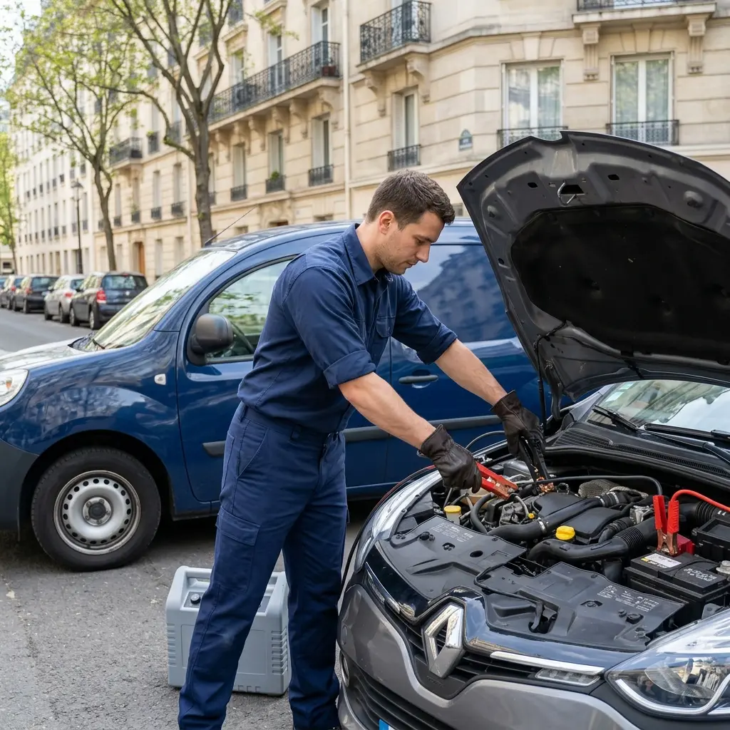 Comment se déroule le démarrage voiture à Paris 11e ?