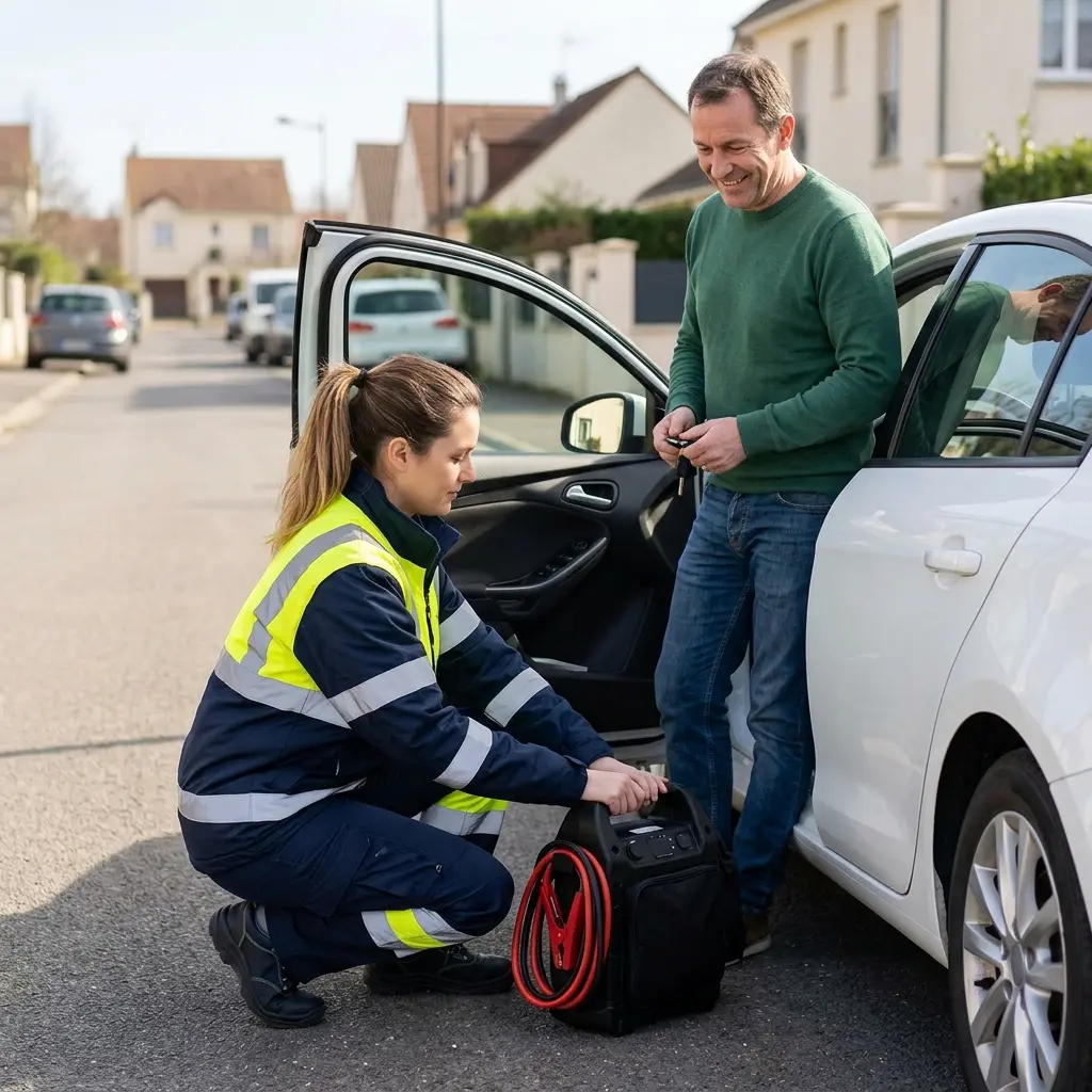 Comment se déroule le démarrage voiture à Mouroux ?