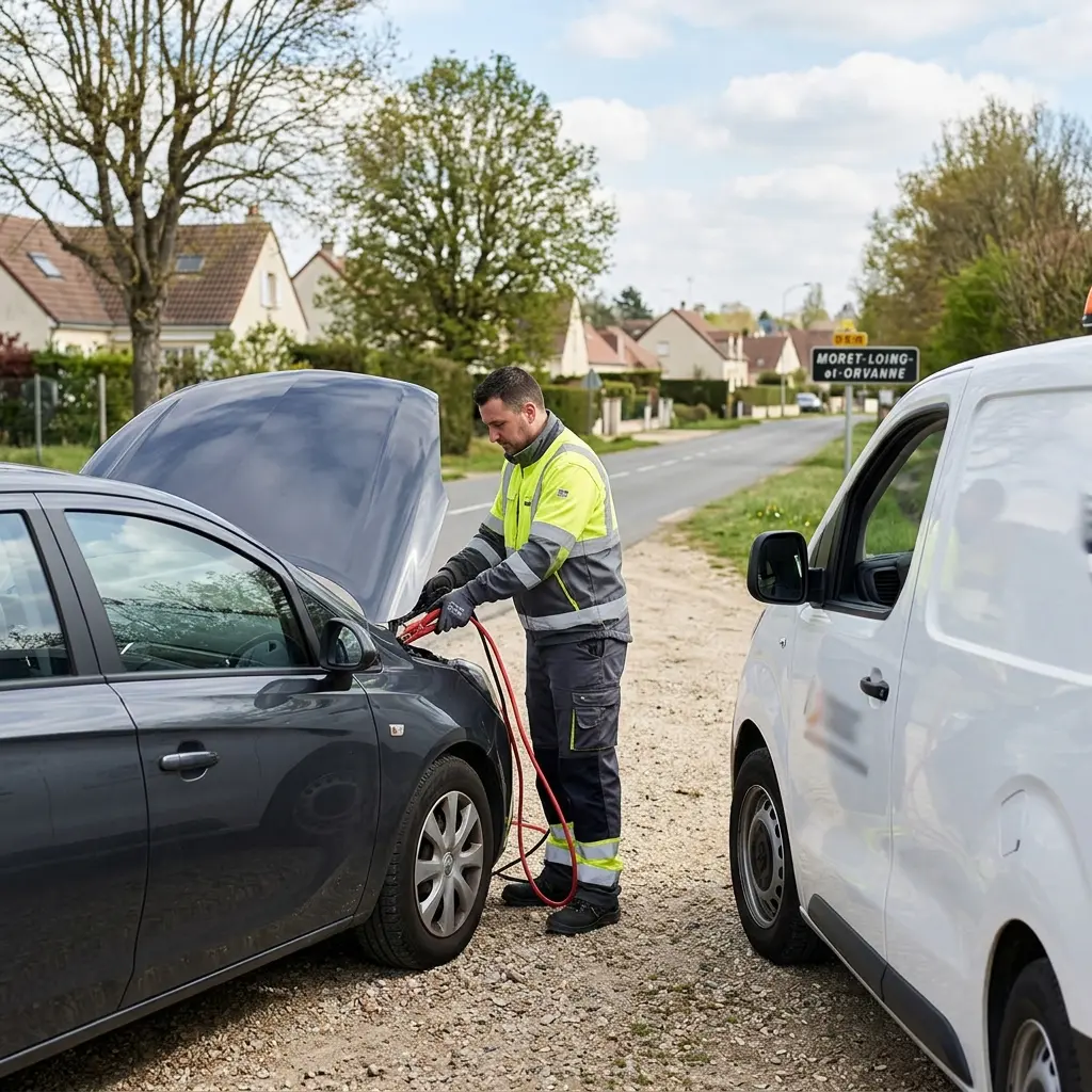 Démarrage voiture Moret-Loing-et-Orvanne (77250)
