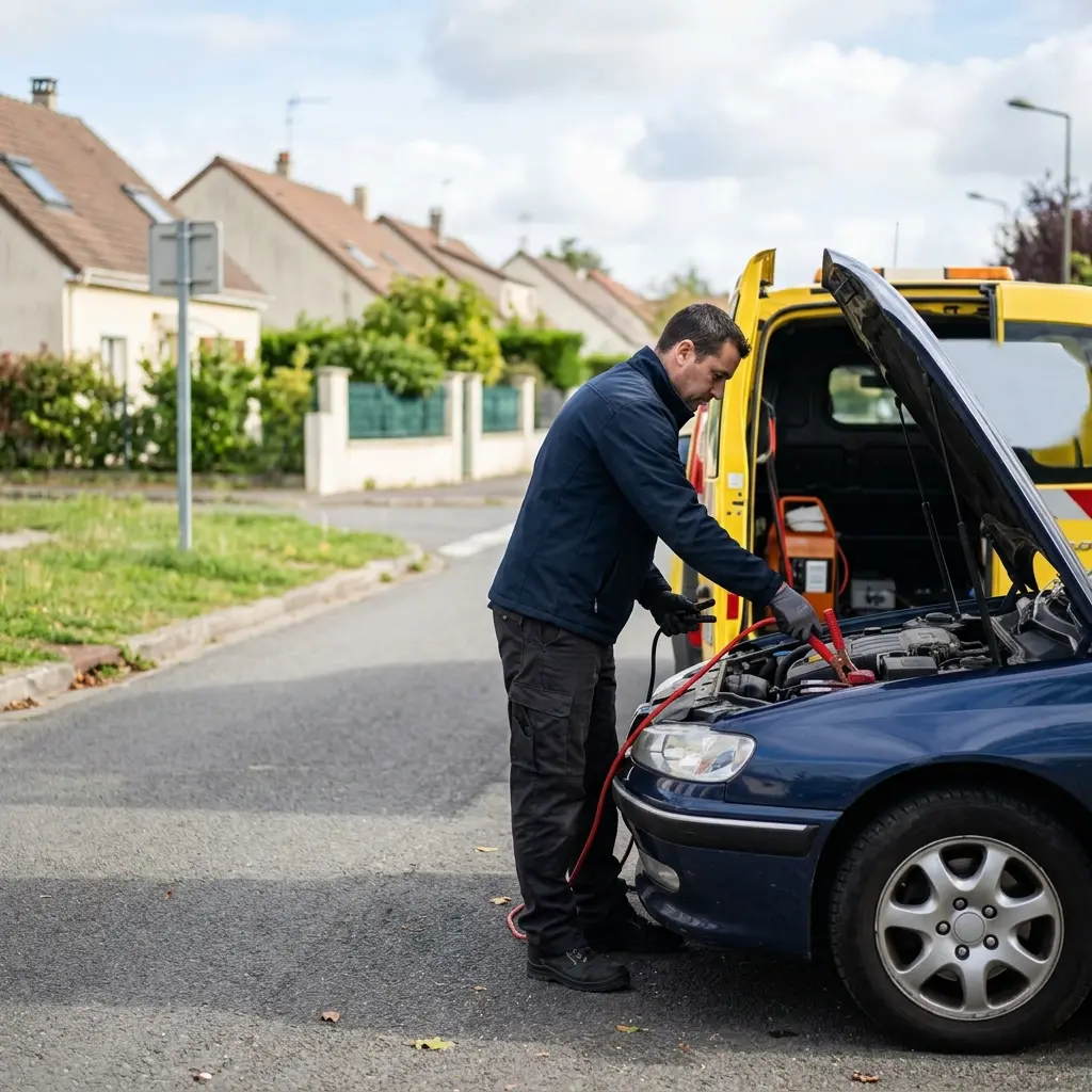 Comment se déroule l’intervention pour un démarrage voiture à Boissise‑le‑Roi ?