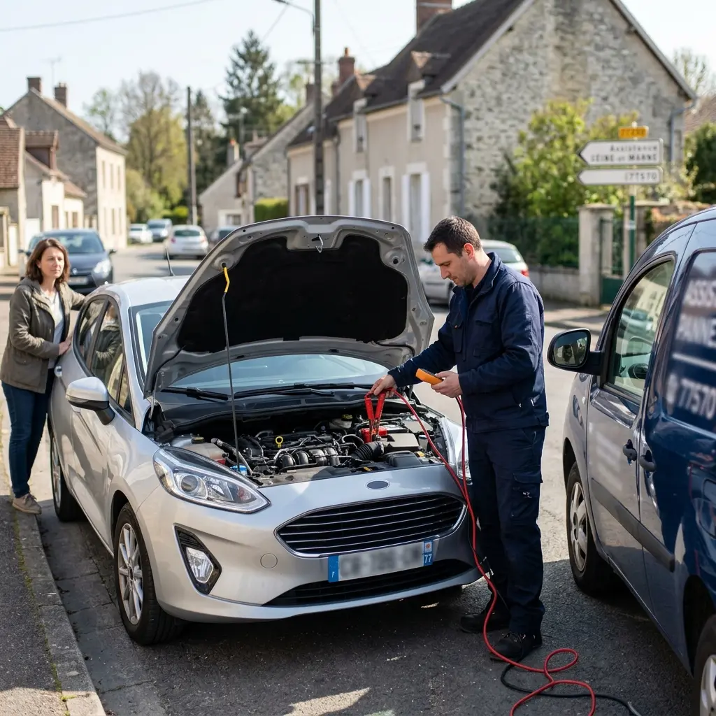 Démarrage voiture Château-Landon (77570)