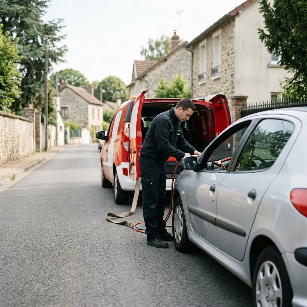 Démarrage voiture Bois-le-Roi (77590)