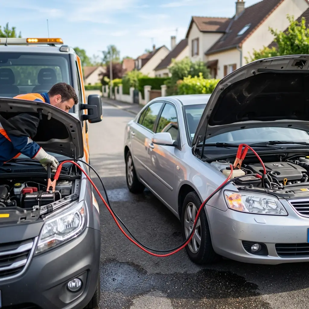 Comment se déroule l’intervention de démarrage voiture à Saint‑Mammès ?