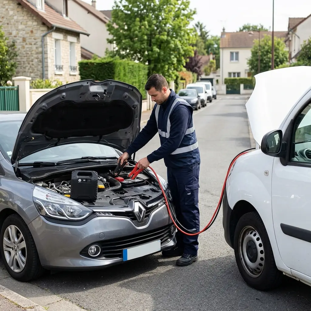 Comment se déroule l’intervention pour démarrer votre voiture à Verrière ?