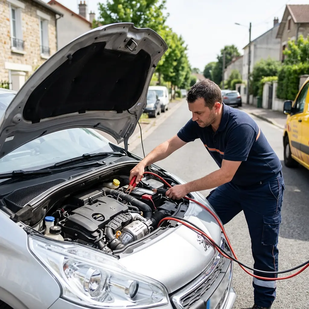 Comment se déroule le démarrage de voiture à Sartrouville ?