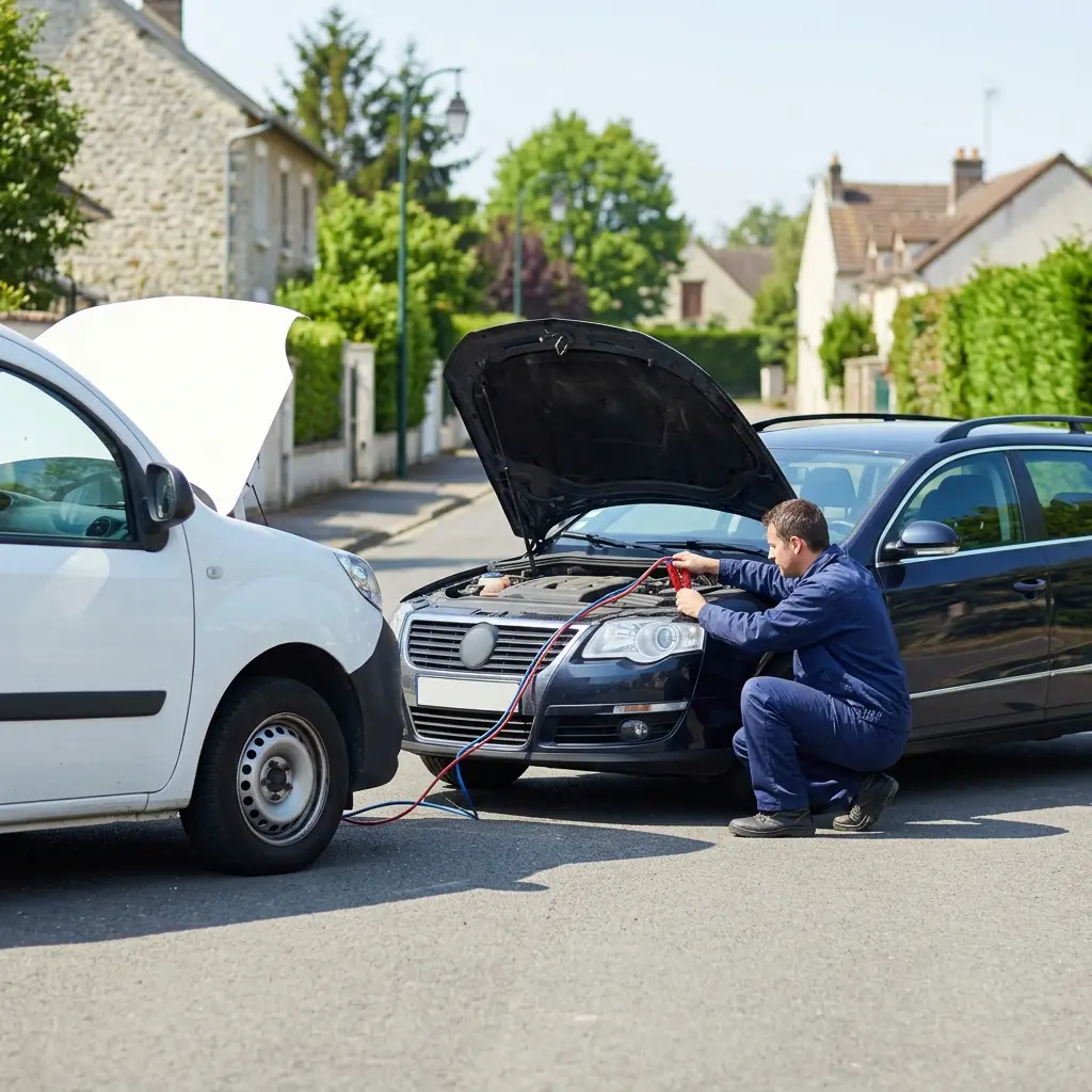 Comment se déroule le démarrage voiture à Guerville ?