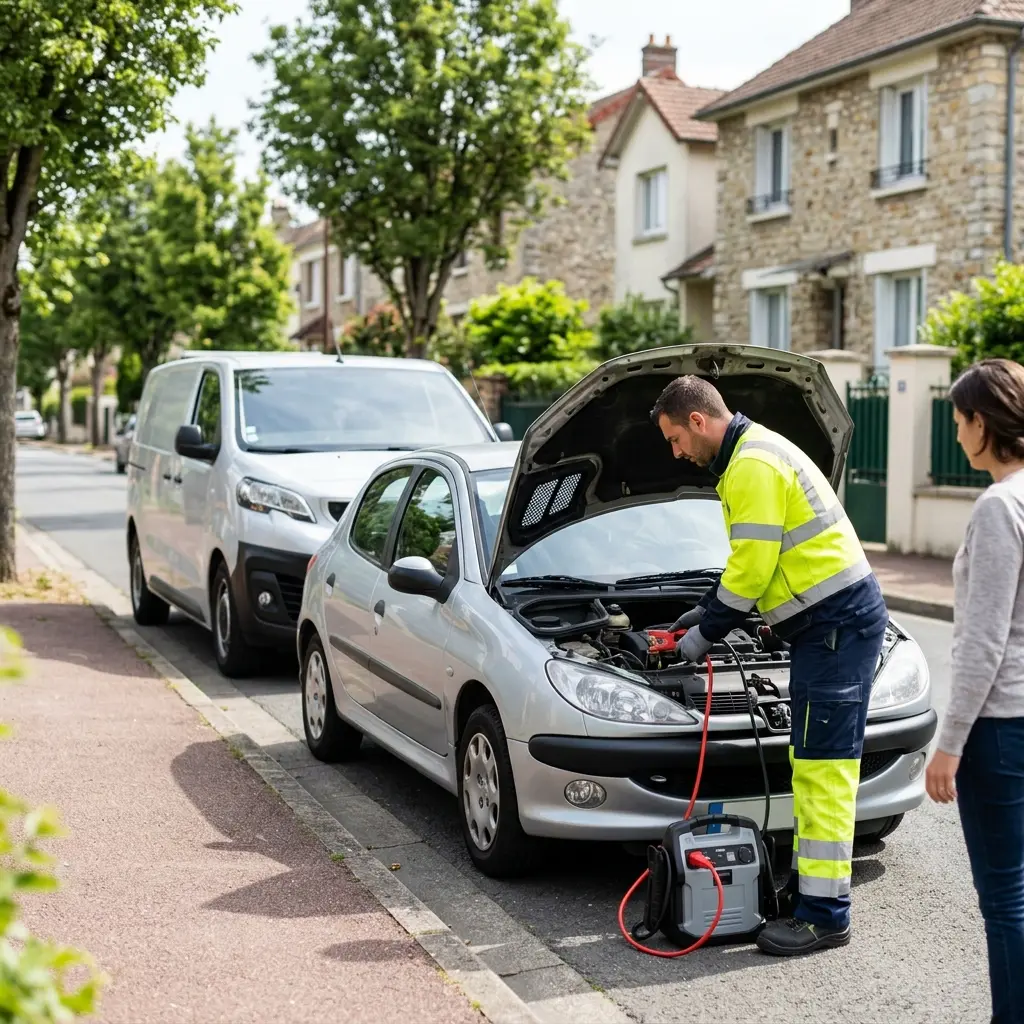 Démarrage voiture Queue-les-Yvelines (78940)