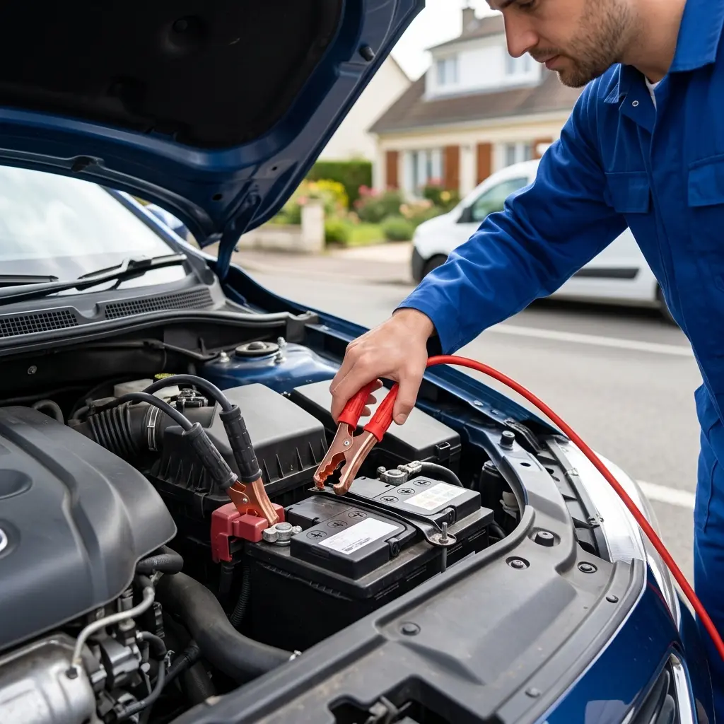 Comment se déroule le démarrage de voiture à Linas ?