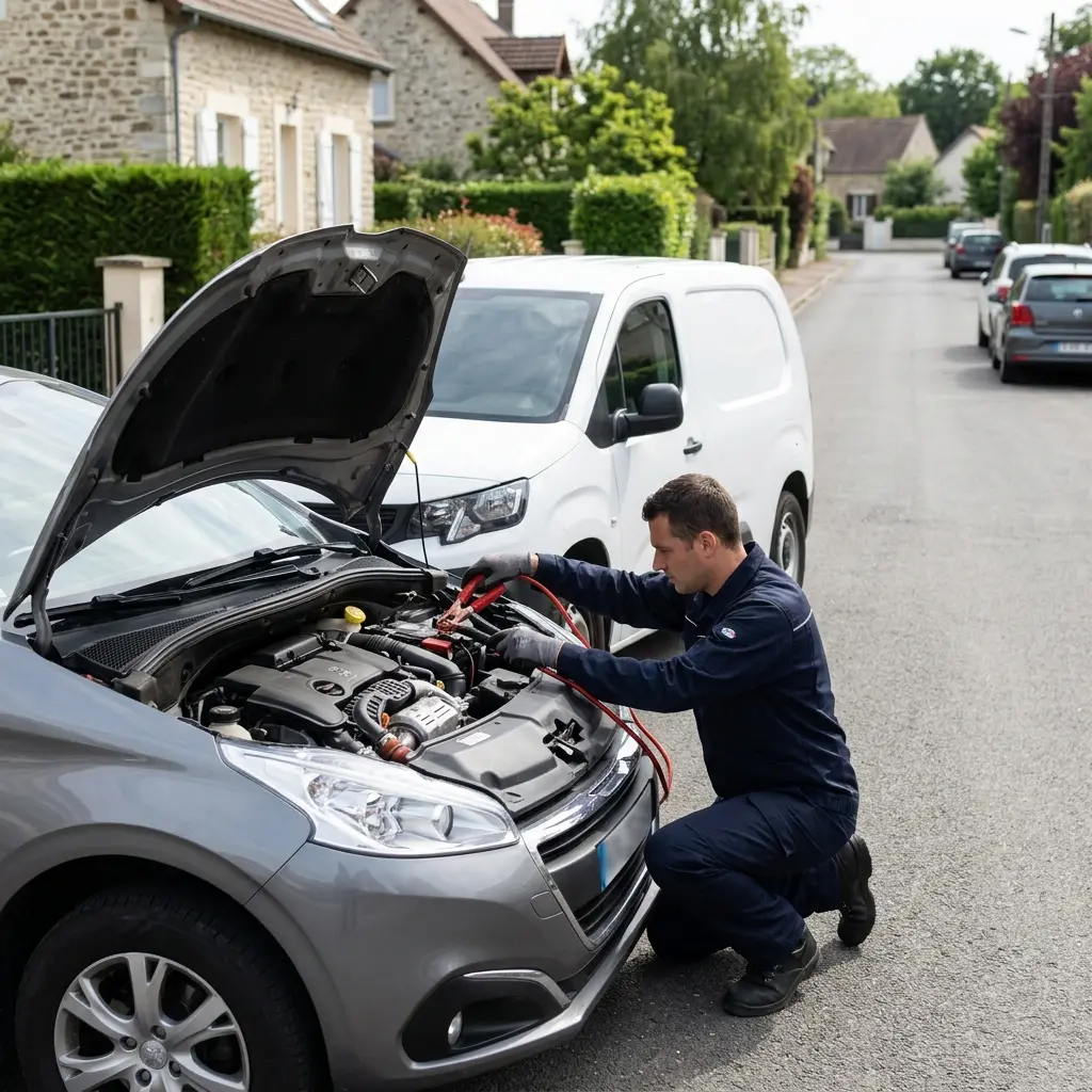 Démarrage voiture Bruyères-le-Châtel (91680)