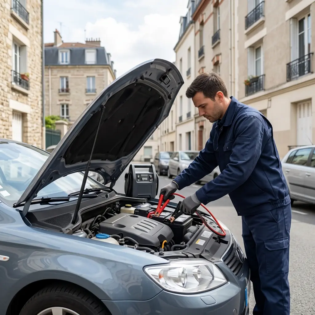 Comment se déroule le démarrage de voiture à Clichy ?