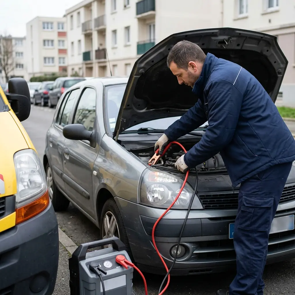 Démarrage voiture Courneuve (93120)