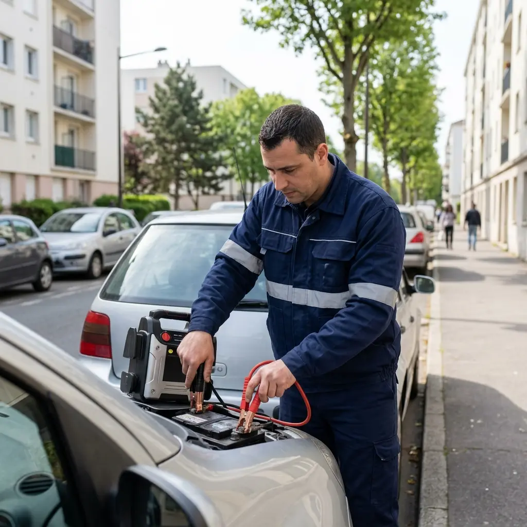 Démarrage voiture Aubervilliers (93300)