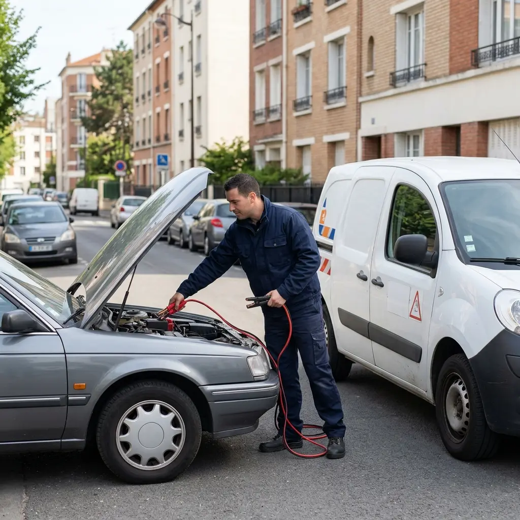 Démarrage voiture Le Pré-Saint-Gervais (93310)