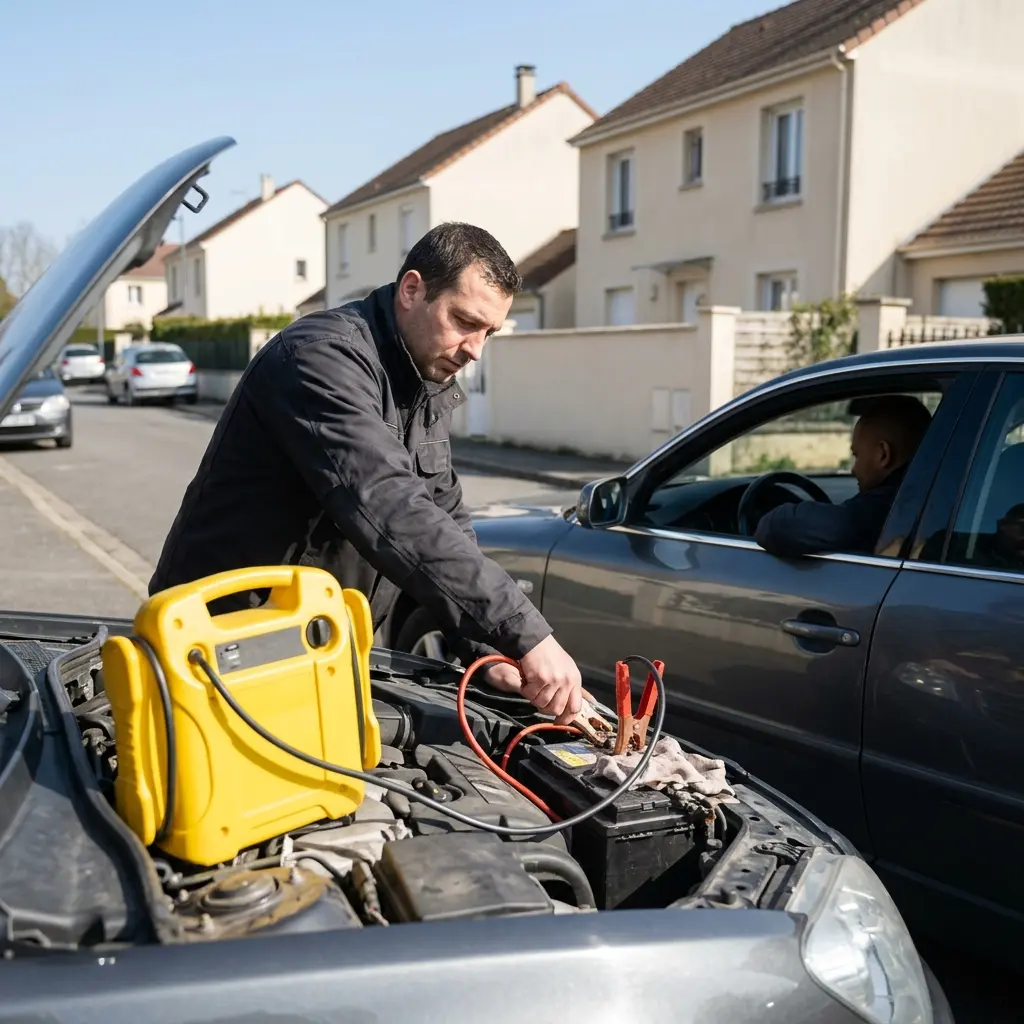 Démarrage voiture Vaujours (93410)