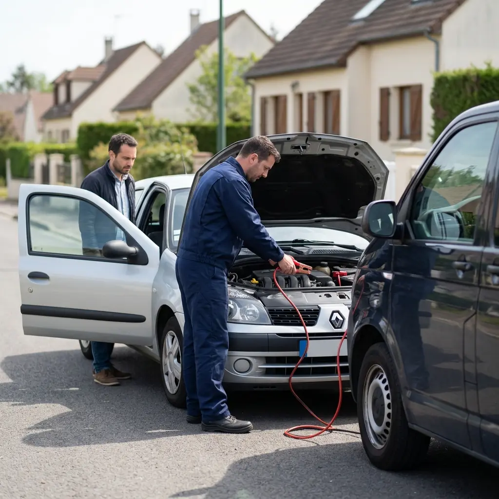 Comment se déroule l’intervention pour redémarrer votre voiture à Coubron ?