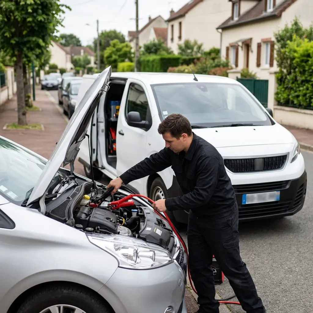 Démarrage voiture Queue-en-Brie (94510)