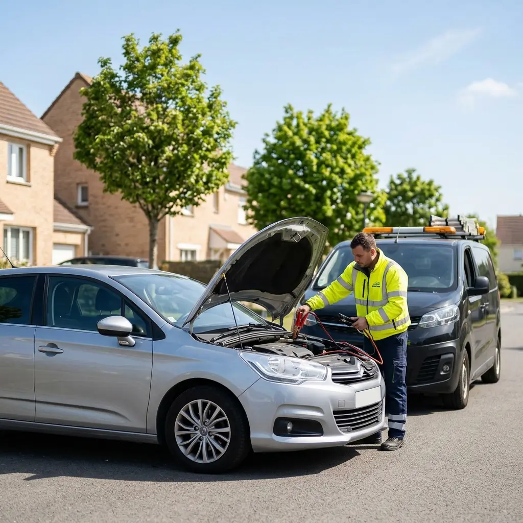 Démarrage voiture Mandres-les-Roses (94520)