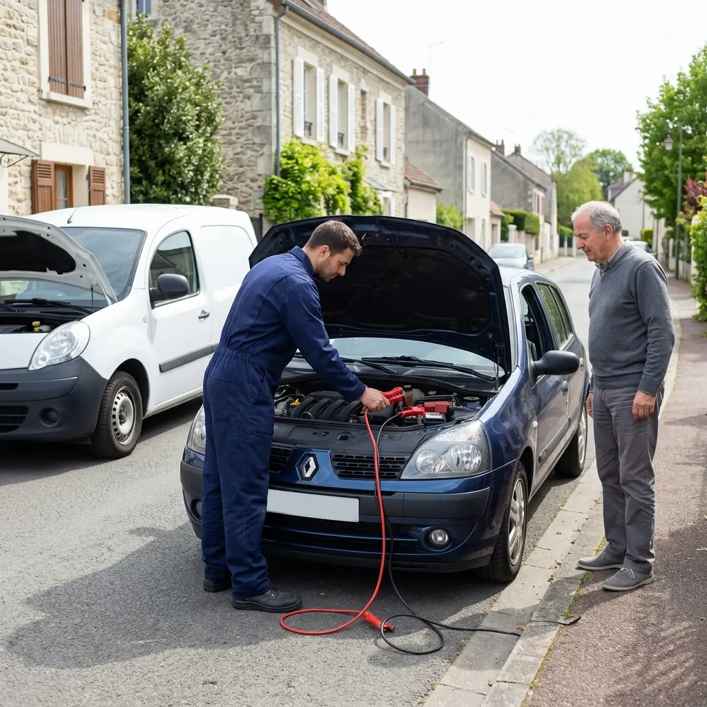 Notre méthode d’intervention au démarrage voiture à Luzarches