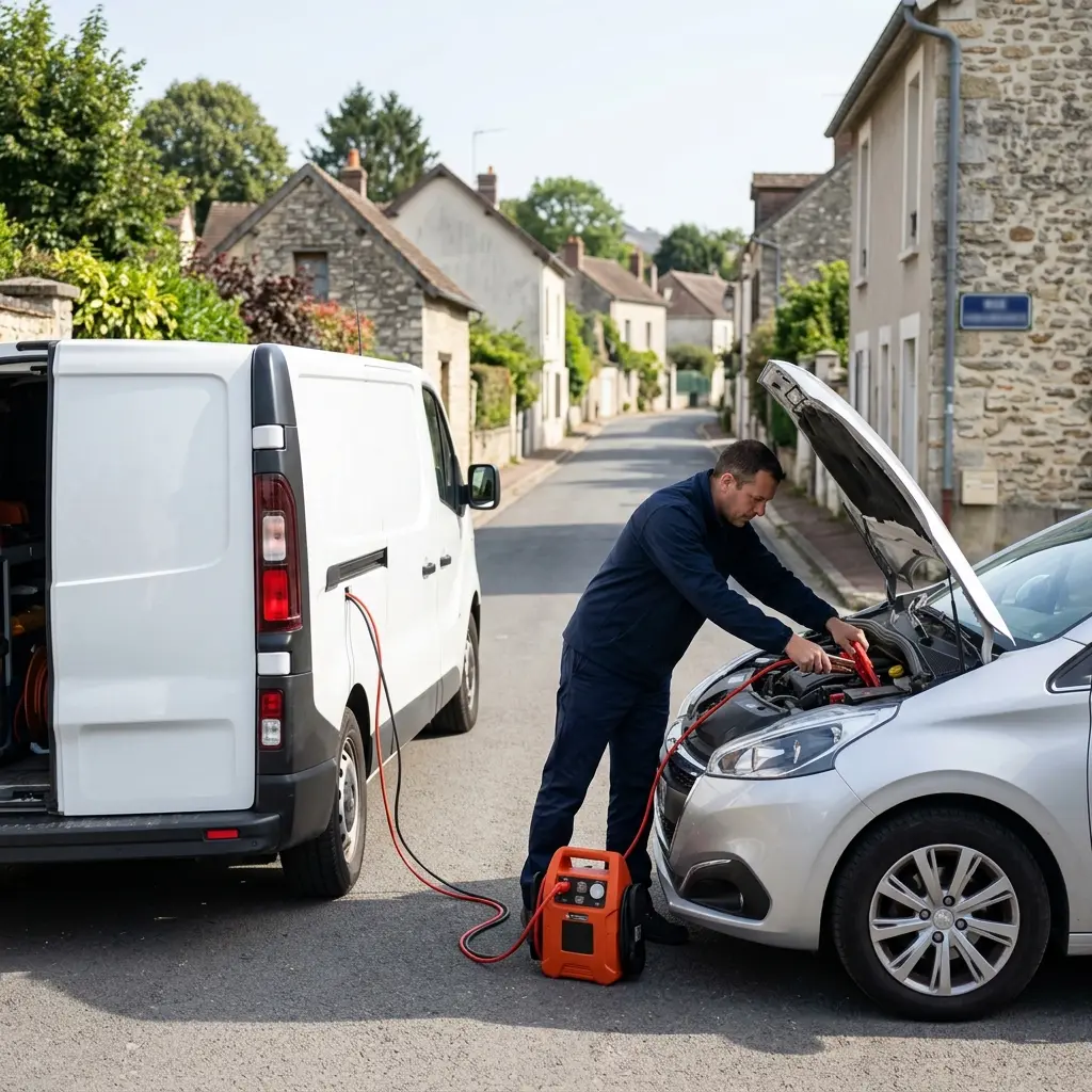 Comment notre équipe façonne l’intervention pour que votre voiture démarre rapidement à Auvers-sur-Oise