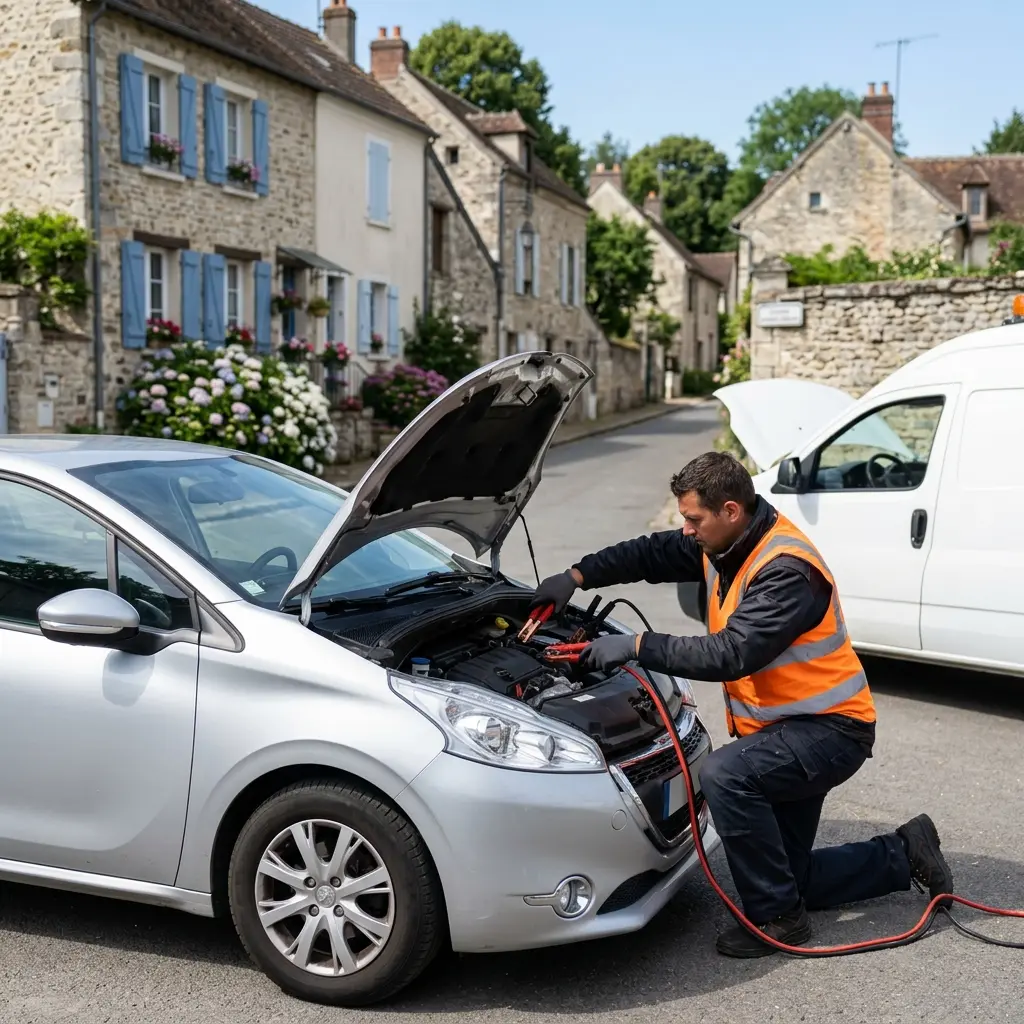 Quelles sont les étapes de votre intervention à Auvers-sur-Oise pour remettre votre voiture en marche