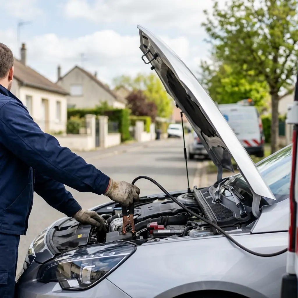 Comment se déroule le démarrage de voiture à Fosses ?