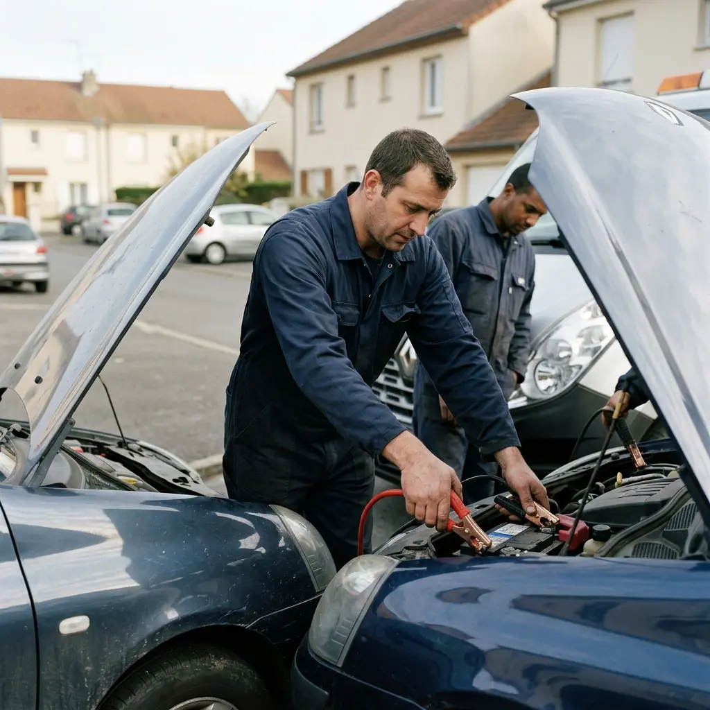 Démarrage voiture Éragny (95610)