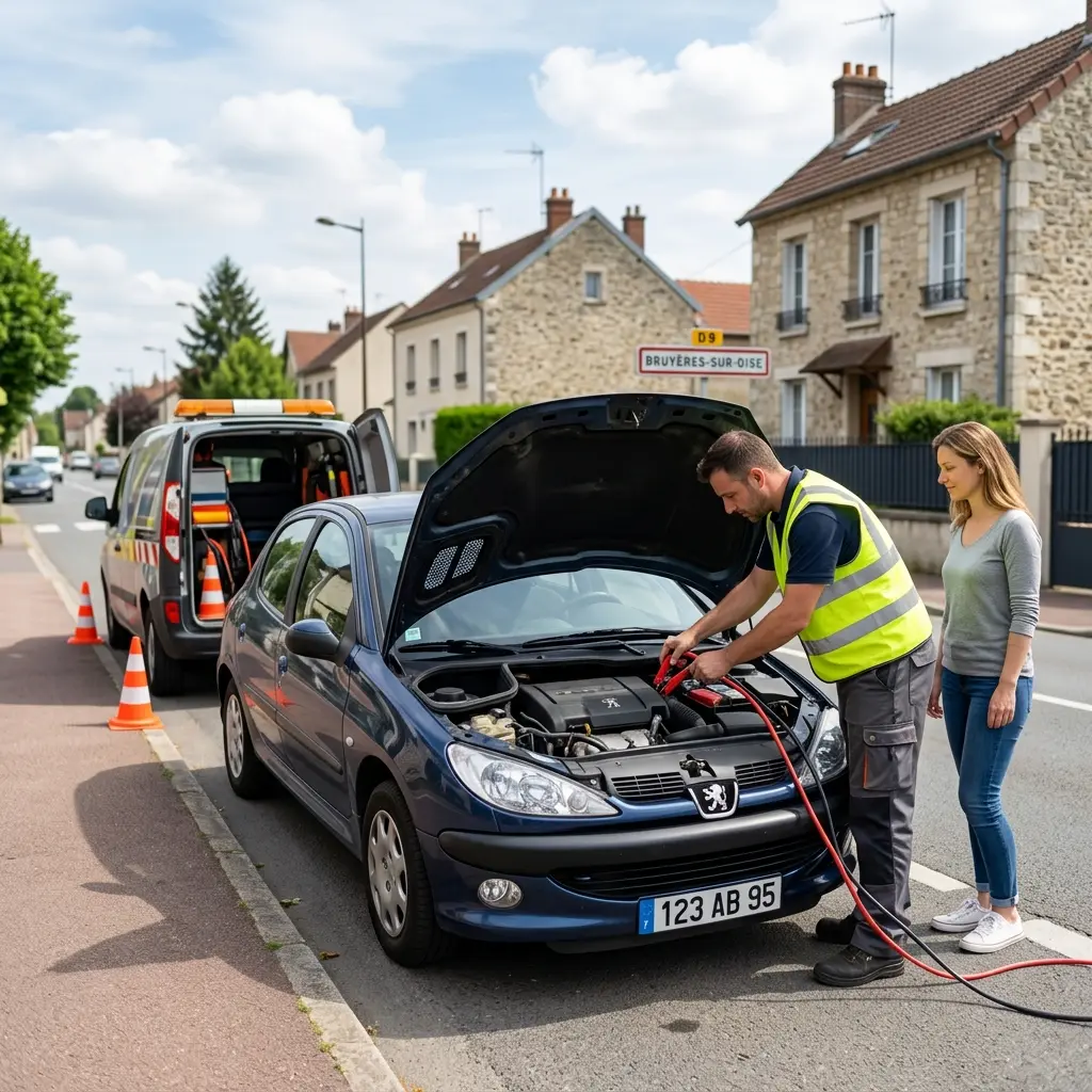 Démarrage voiture Bruyères-sur-Oise (95820)