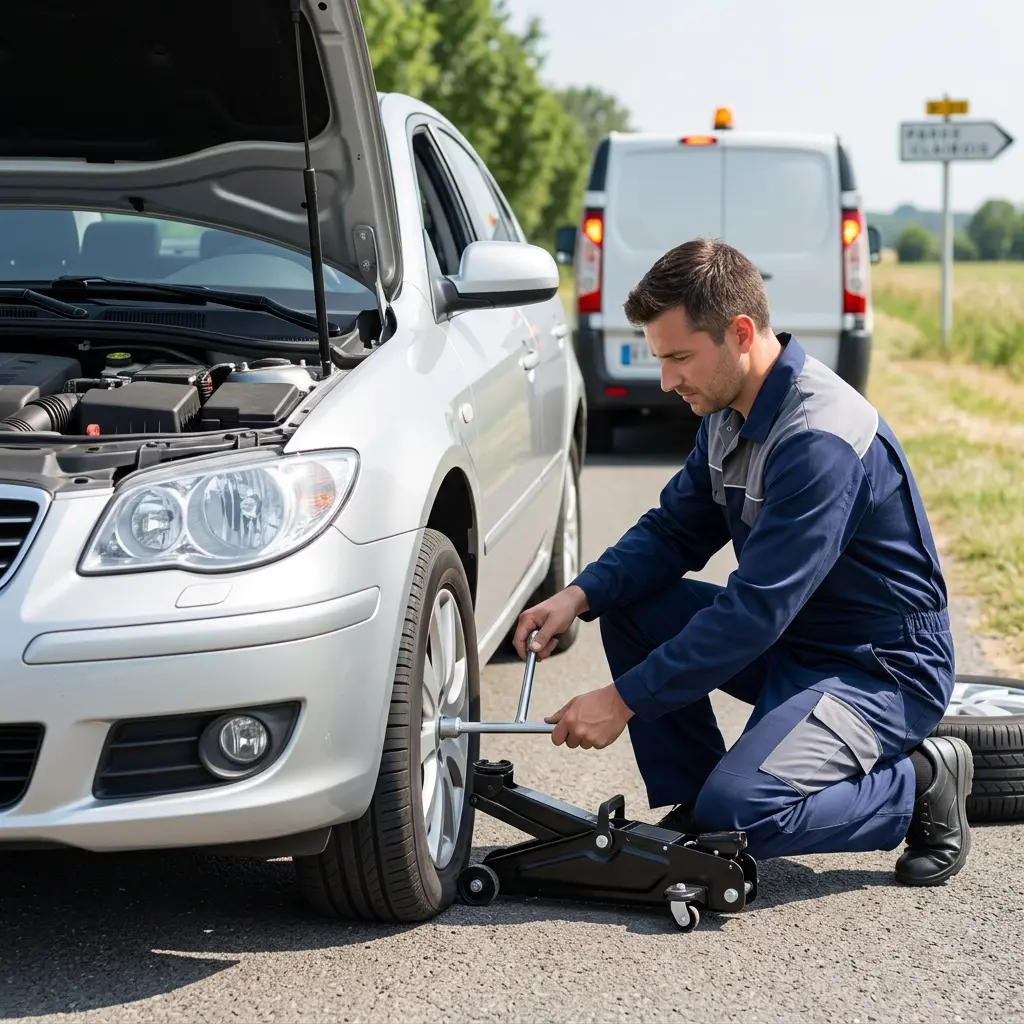 Comment se déroule l'intervention de dépannage auto à Clairoix ?