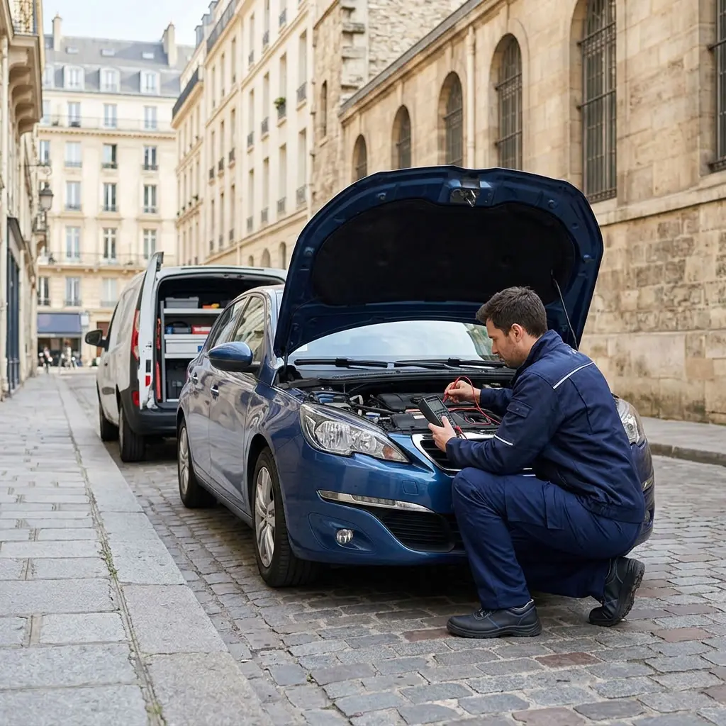 Précautions lors d'une panne
