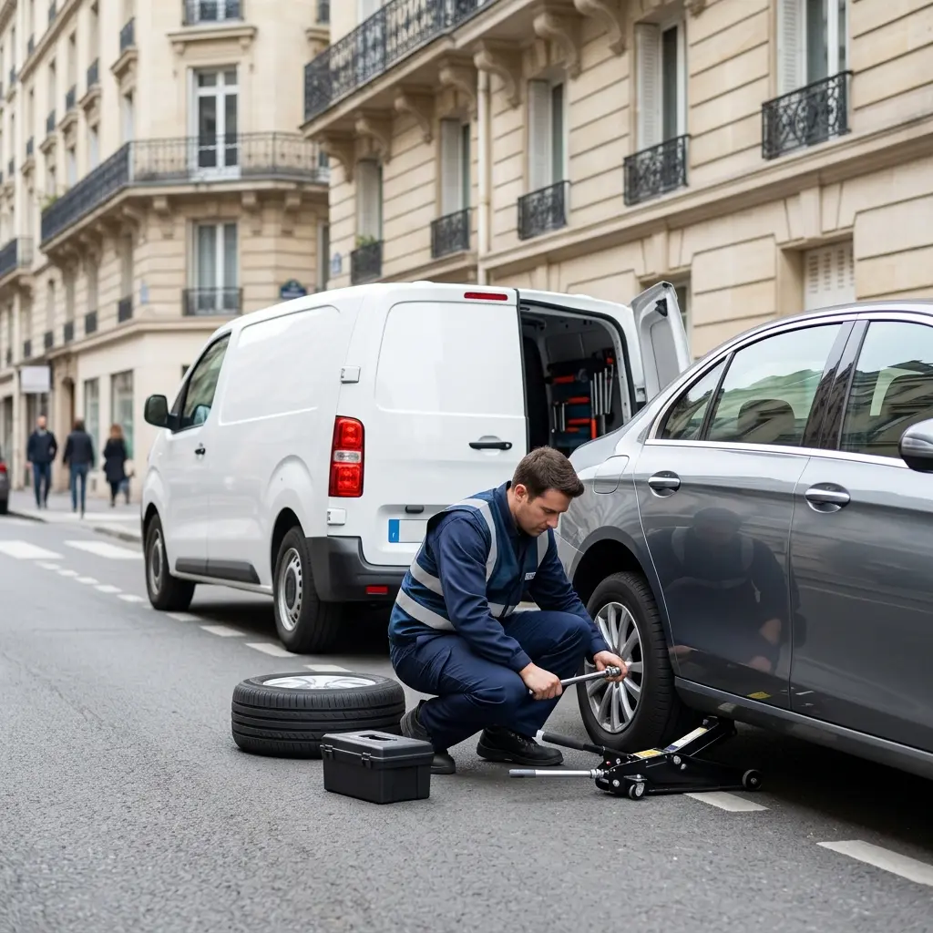 Précautions lors d'une panne à Paris 10