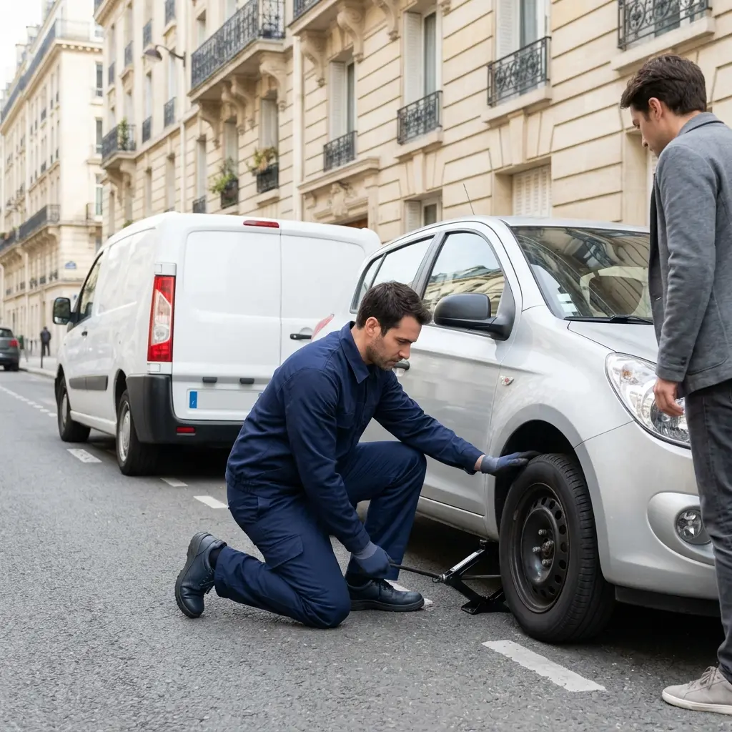 Gestes de sécurité lors d'une panne