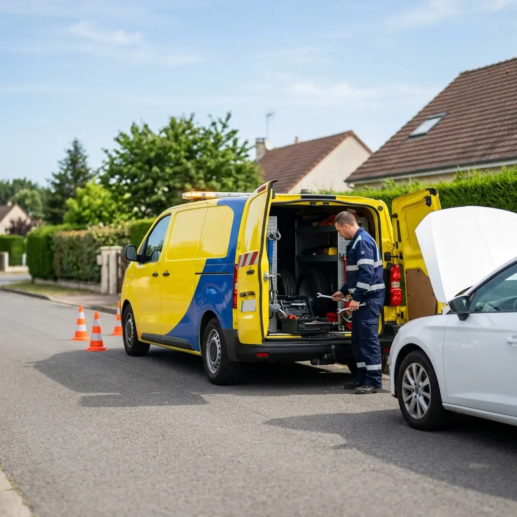Gestes de sécurité lors d'une panne