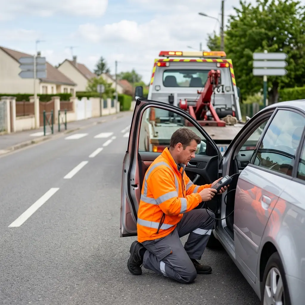 Précautions lors d'une panne automobile