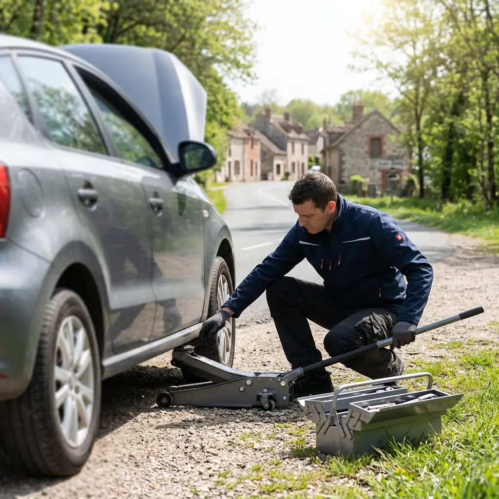 Les gestes essentiels lors d'une panne à Samois-sur-Seine