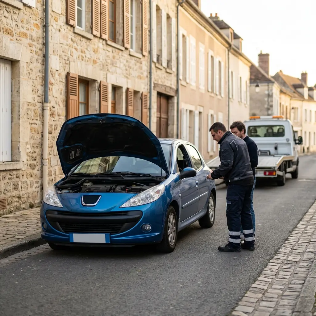 Comment se déroule l'intervention à Houdan ?