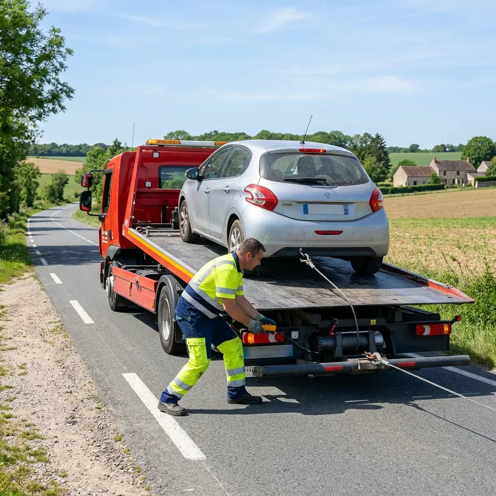Comment se déroule l'intervention de dépannage à Orgerus ?