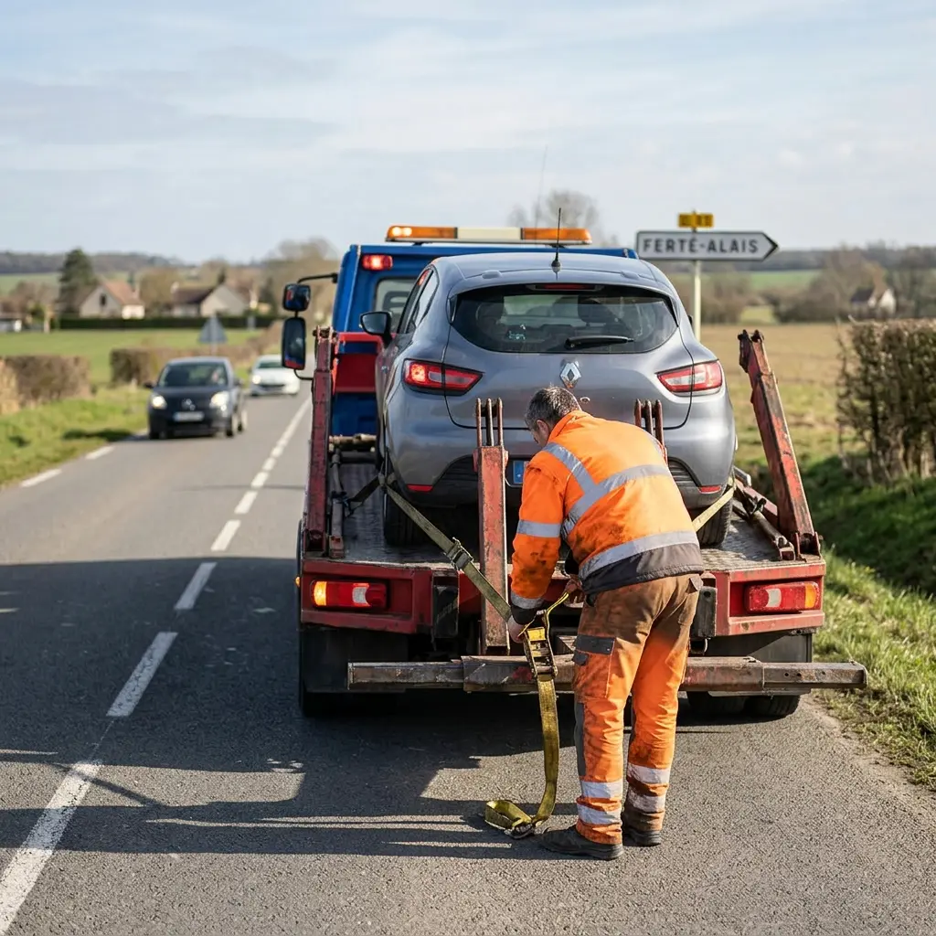 Comment se déroule l'intervention à Ferté-Alais ?