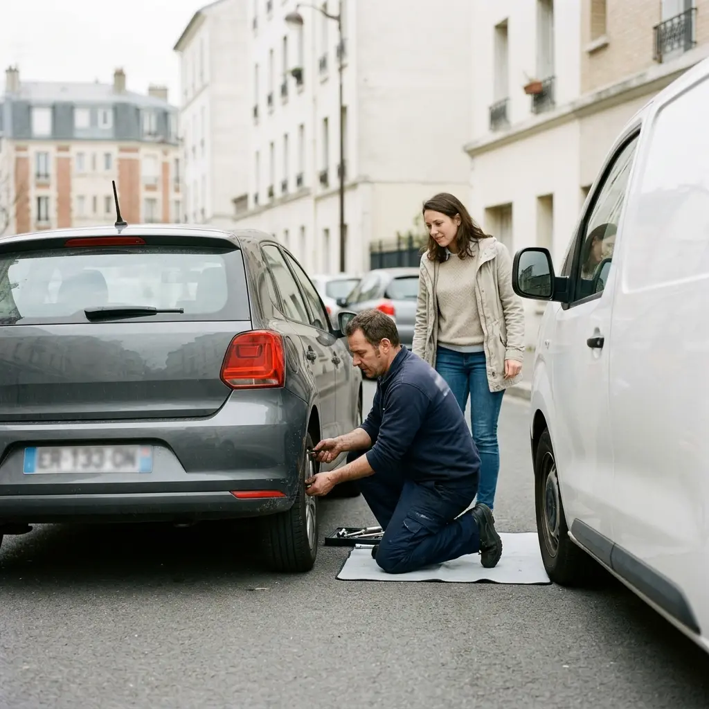 Précautions en cas d'imprévu automobile