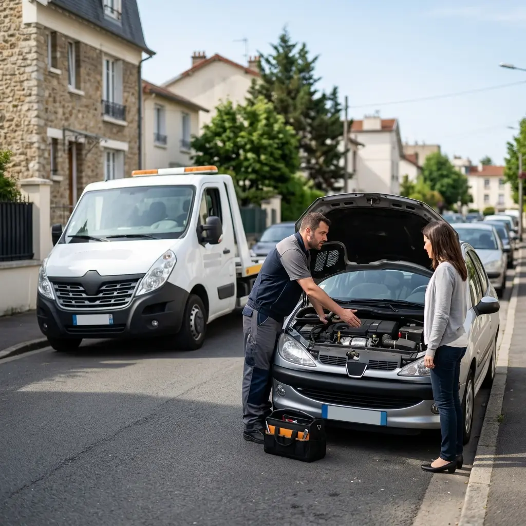 Gestes essentiels lors d'une panne