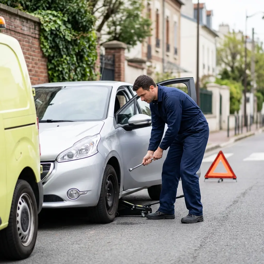 Comment se déroule l'intervention de dépannage auto aux Lilas ?