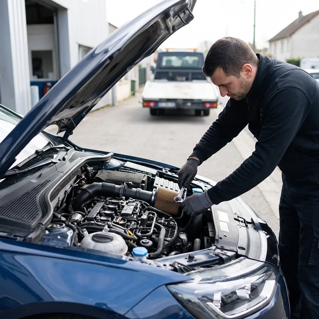 Une expertise technique sur place